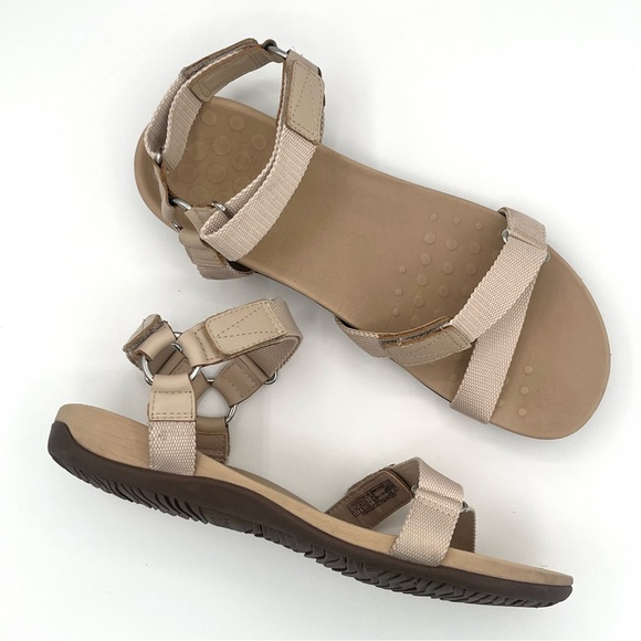 Vionic Candace straps comfort sandals in nude size 11 - Picture 2 of 11